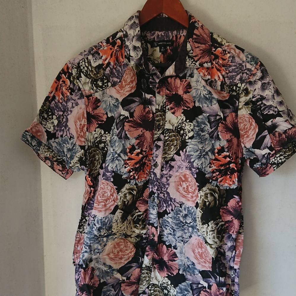 Mens floral shirt international concepts - Picture 1 of 4